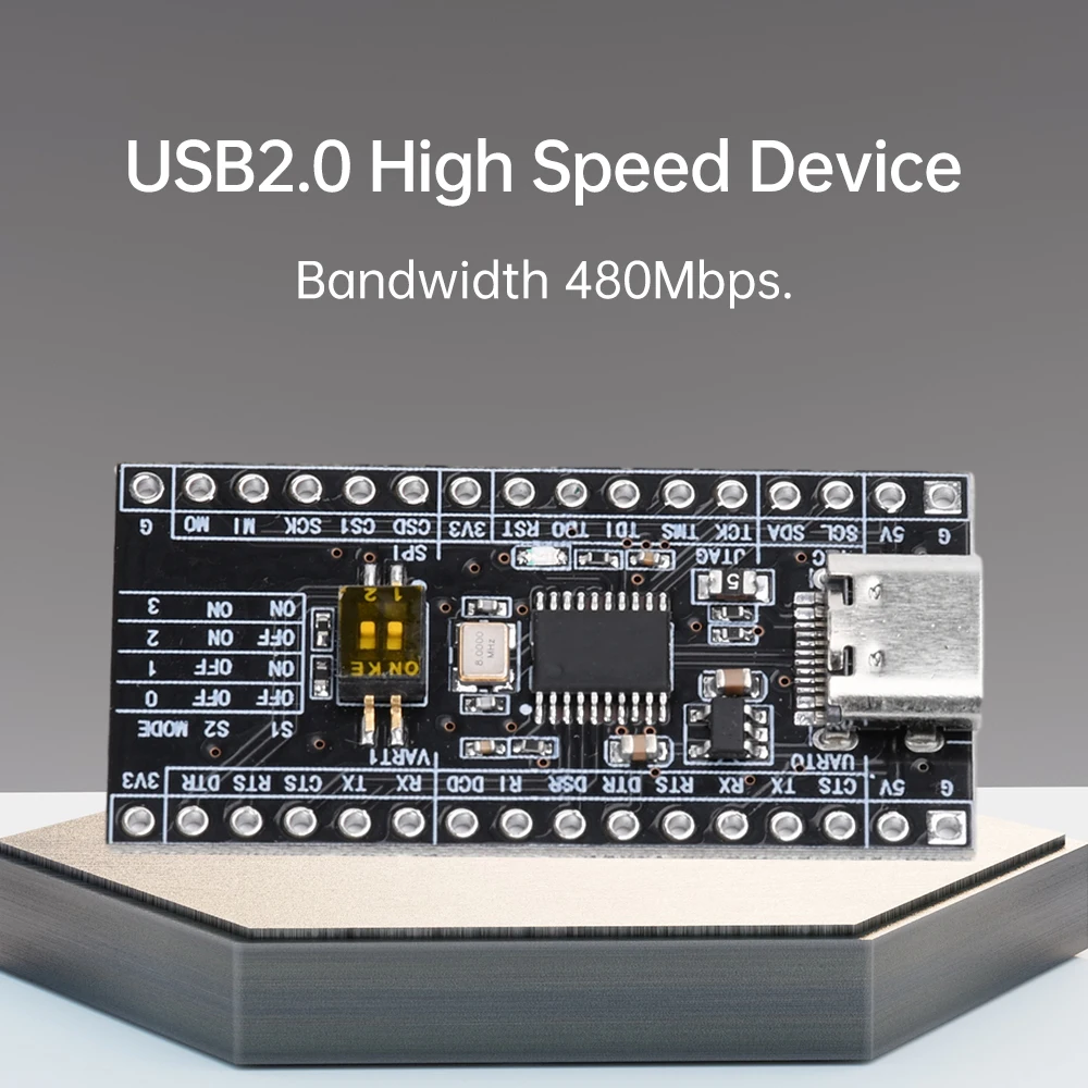 CH347 Development Board Module High Speed USB to UART / I2C / SPI JTAG GPIO Open Source USB-HS-Bridge