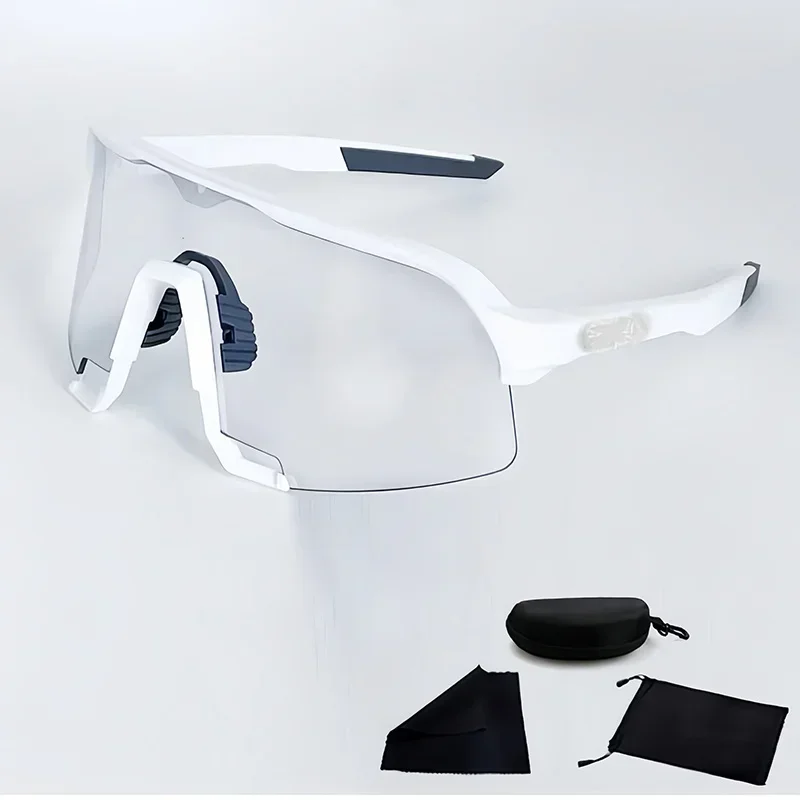 S3 S2 Photochromic Sports Sunglasses Color Changing Cycling Glasses Mountain Bike Windproof UV Protect Goggles Marathon Eyewear 3