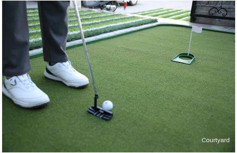 Description Picture 6 of itemPGM Golf Hole Cup with Hole Flag ABS Portable Indoor Golf Putting Trainer Putter Green Practice Home Yard Outdoor Training Aid