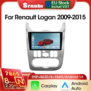 Carplay para Renault Logan 1 Sandero 2009 2010 2011 2012-2015 Largus Dacia Duster, Pantalla Android Auto, Radio para Auto, Reproductor Multimedia 1