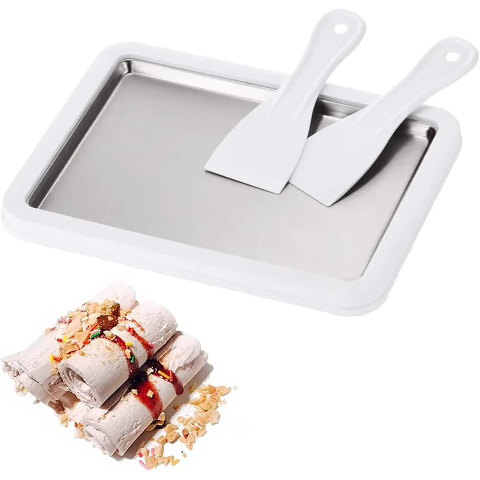 Ice Cream Maker Pan with Scraper Tool