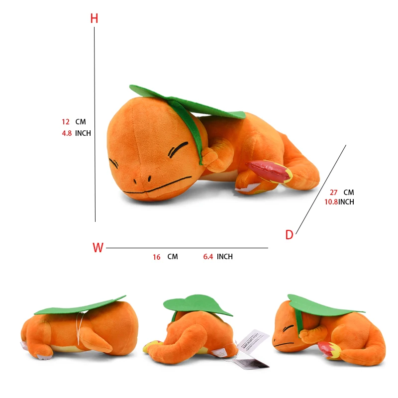 thumbnail image 1 of Sprigatito Pokemon Plush Doll Soft Animal Hot Toys Great Gift, 1 of 5