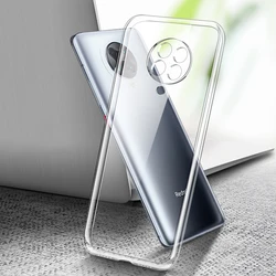 Premium Transparent Silicone Phone Case - Ultra Slim and Durable Back Cover for Redmi K30 Ultra 5G (Clear)