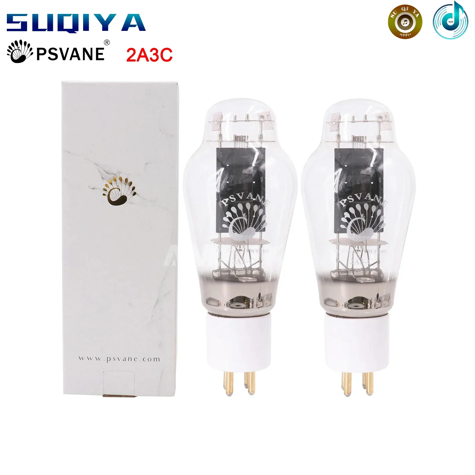 

SUQIYA-PSVANE 2A3C Замена вакуумной трубки 2A3 2A3B углеродная пластина винтажная HIFI аудио трубка усилитель обновленная DIY GD-PARTS новая пара