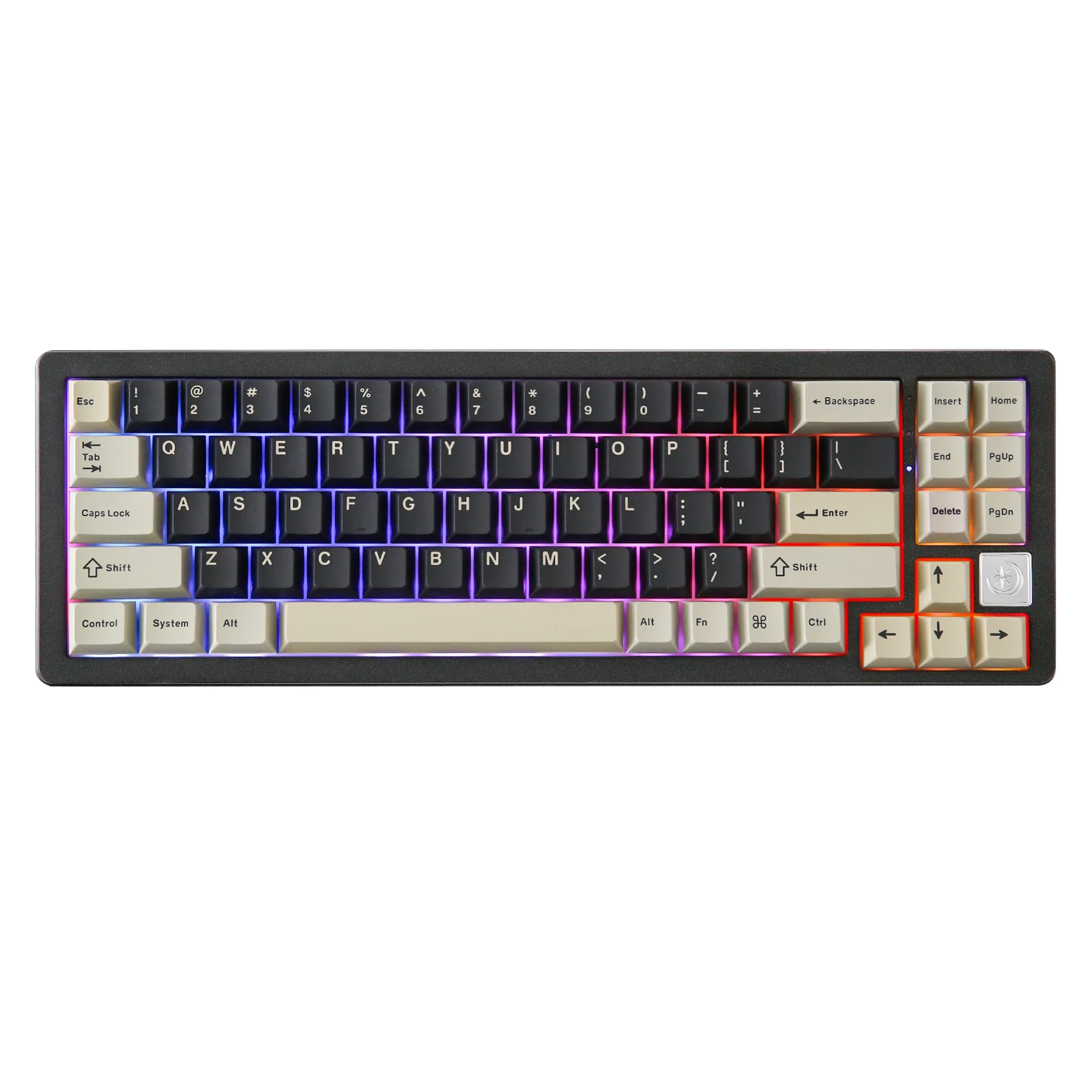 メカニカルキーボードYUNZII-AL71ブラック,CNCアルミニウム,ホット 