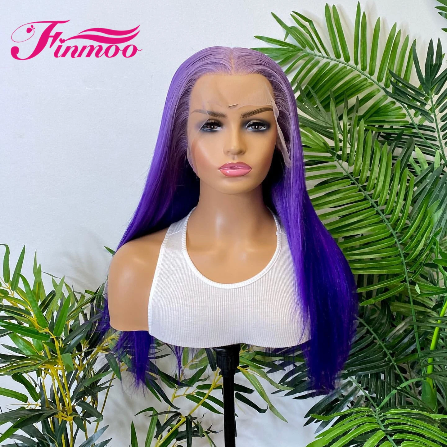

Ombre Purple Body Wave Highlight Lace Front Wig Colored 613 Wig Remy Brazilian Human Hair Wigs For Woman Middle Parting