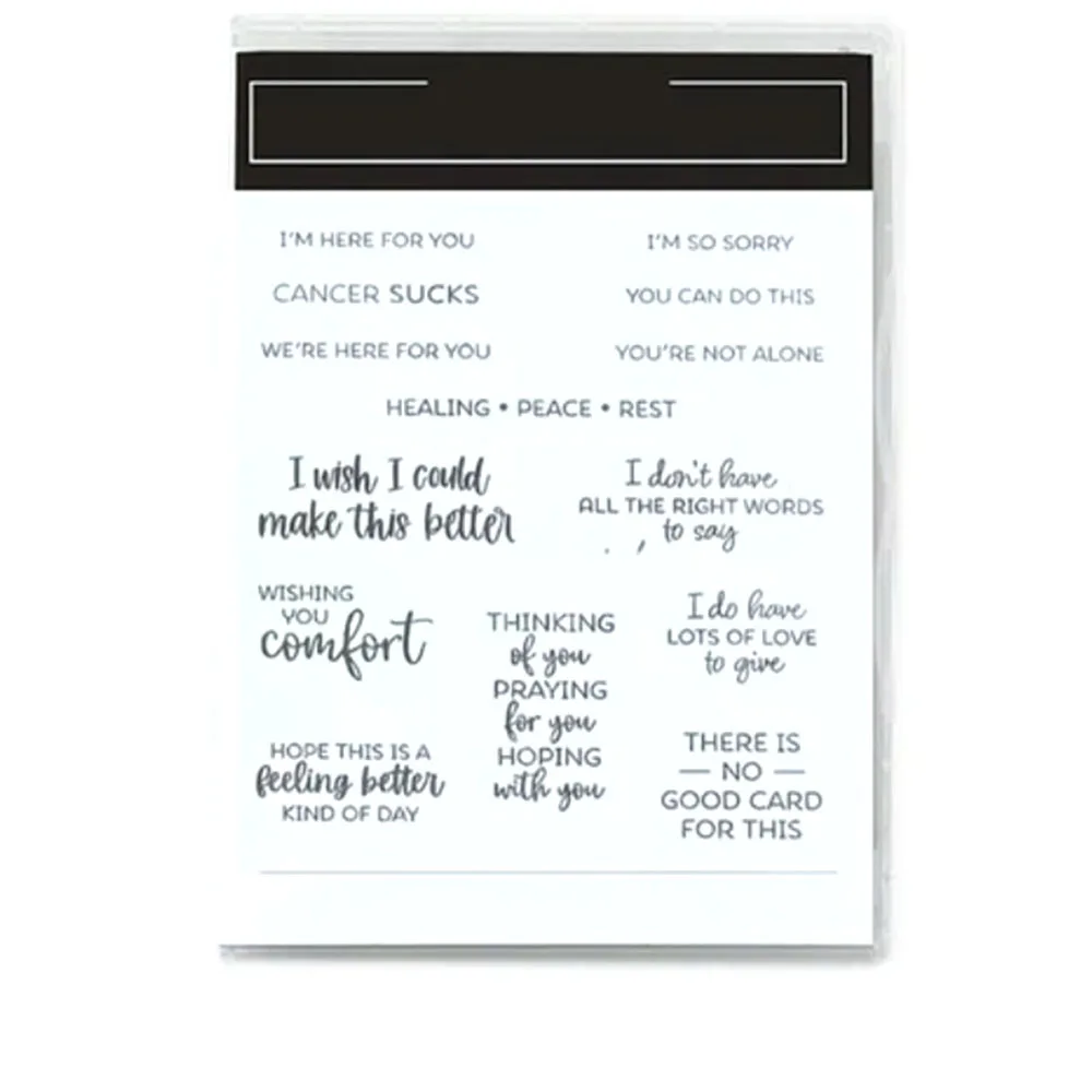 

New 2024 Best Wishes Text Background Clear Stamps for Scrapbooking Decorate DIY Card Making Scrapbook Material Craft Supplies