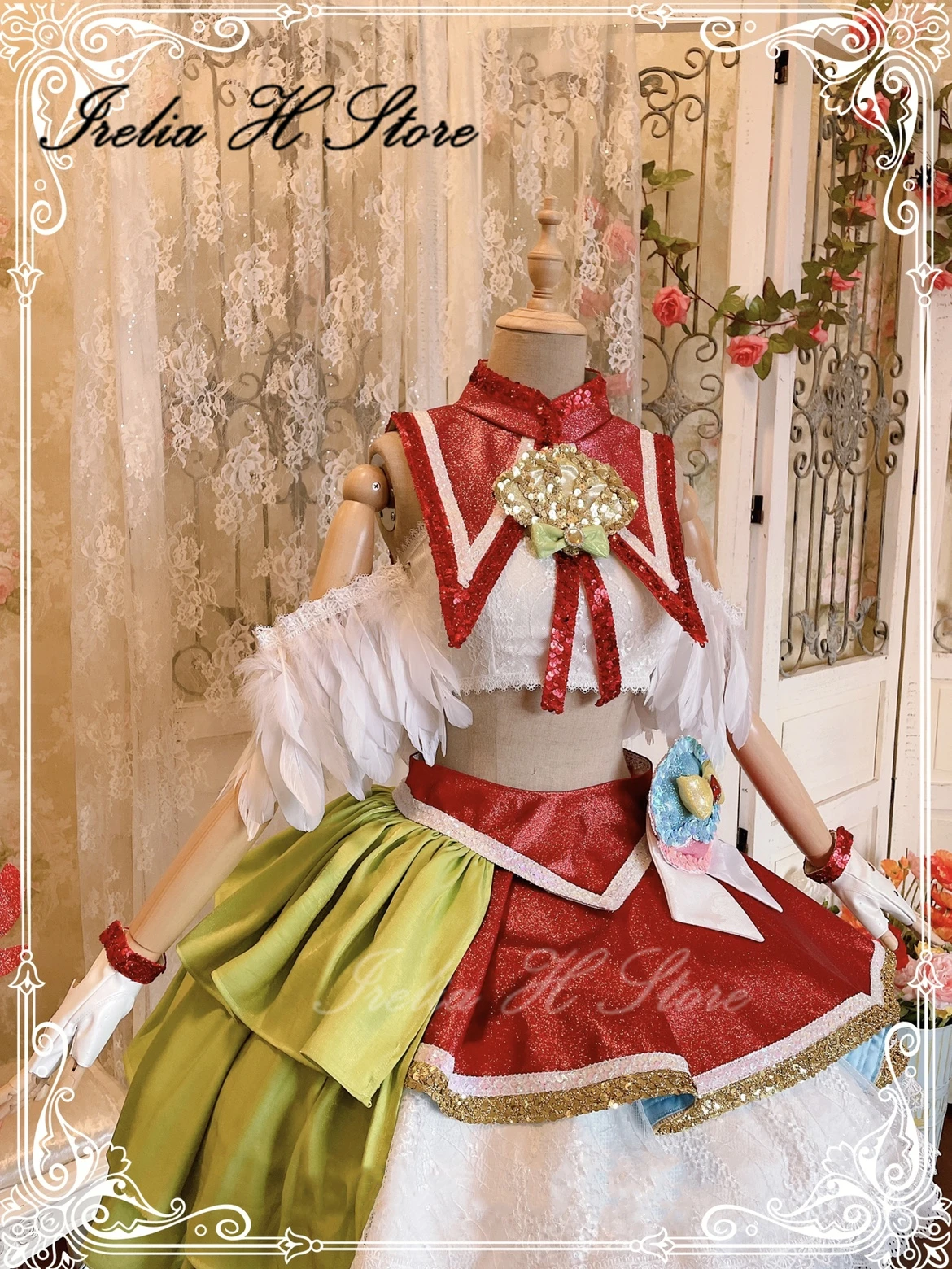 

Irelia H Custom size made Takizawa Asuka Tropical-Rouge Takizawa Asuka Cosplay Costume Anime dress female High quality