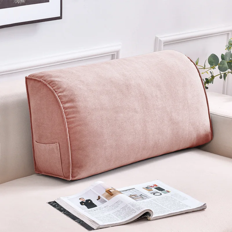 1pc cuscino del divano cuscino per la schiena cuscino a cuneo cuscino da  lettura a triangolo letto per sedia da ufficio letto cuscini di supporto  lombare cuscino da pavimento - AliExpress