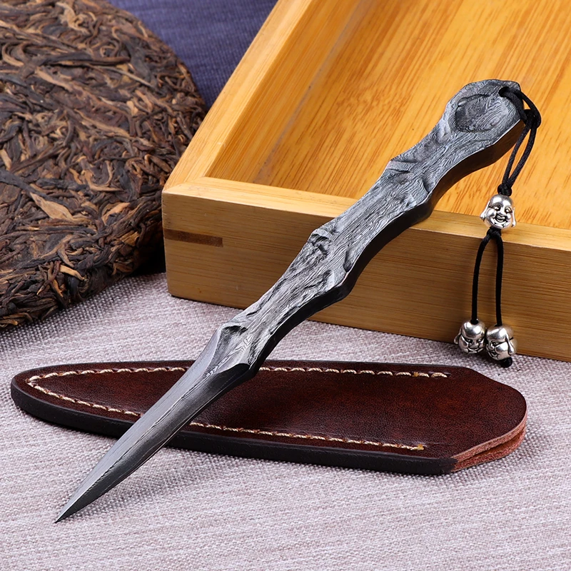 

Puer Metal Tea Knife Ceremony Prying Handmade Chinese Green Tea Knife Luxury Vintage Kung Fu Tea Cutter te verde chino Teaware