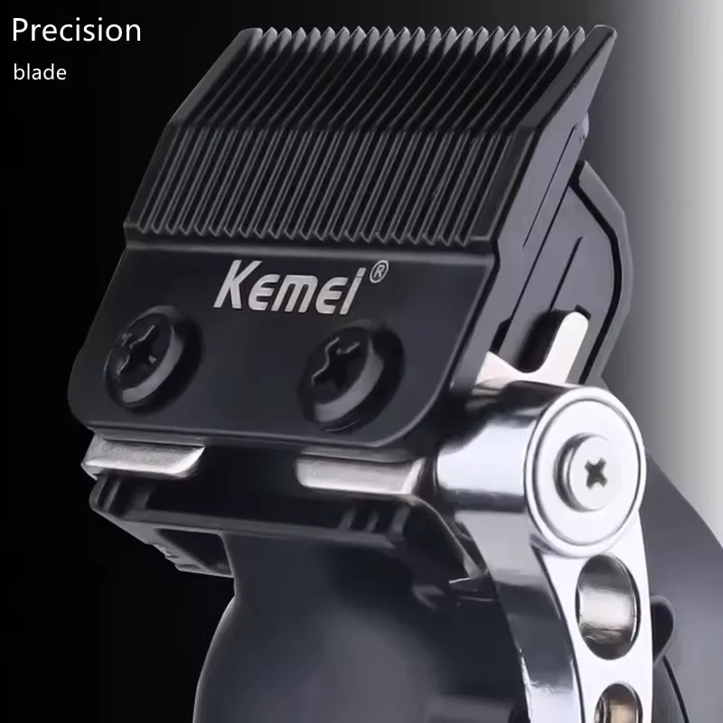 Kemei 2299 Barber Cordless Hair Trimmer 0mm Zero Gapped Carving Clipper Detailer Professional Electric Finish Cutting Machine hair trimmer