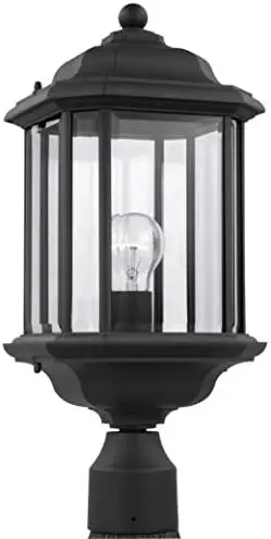 

Kent Outdoor Semi-Flush Mount Convertible Pendant Outside Fixture, One - Light, Black Ampolleta led recargable Cob lights rechar