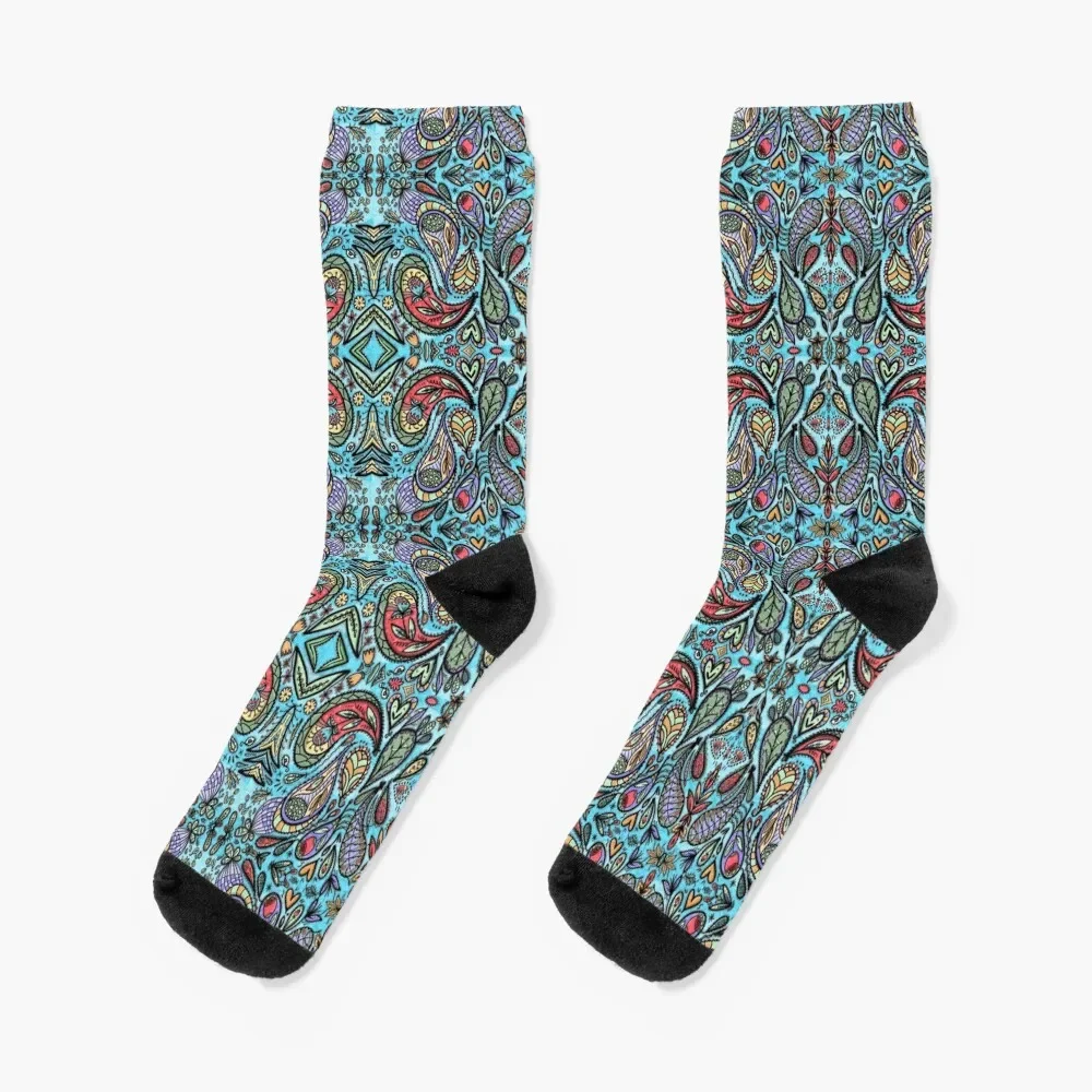 

Paisley Daze Socks Non-slip Stockings compression Socks Male Women's