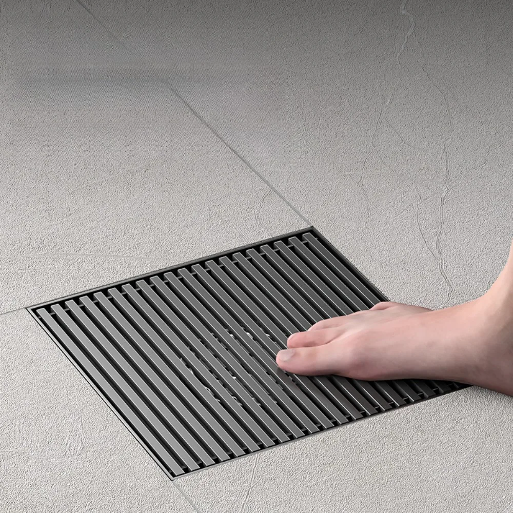 Outdoor yard large diameter stainless steel floor drain outdoor yard deodorant drainage large floor drain water lengthening