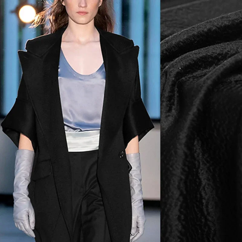

Luxurious Quality 150CM Wide 450G/M Weight Water Wave Warm Cashmere Overcoat Outwear Fabric E837