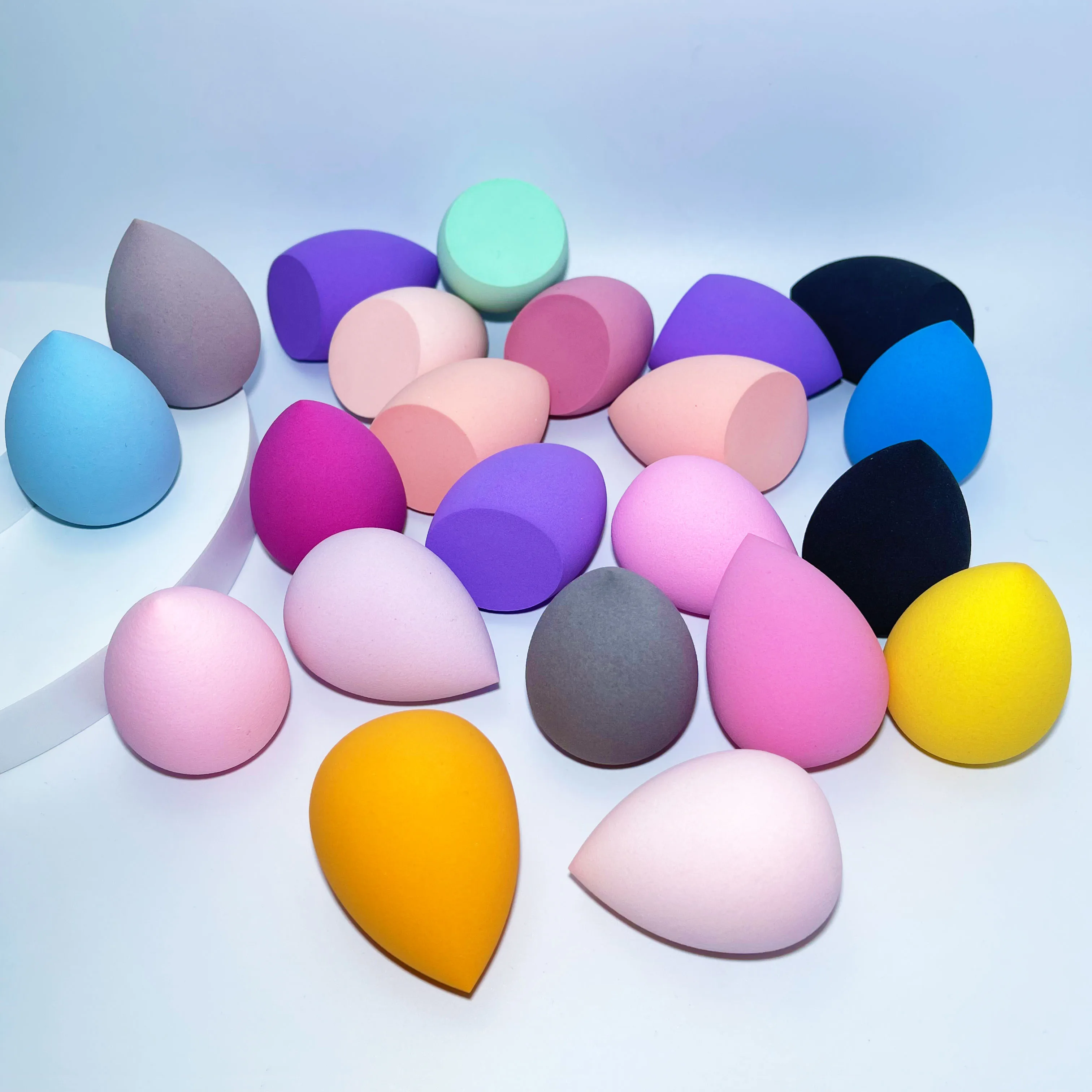 

10pcs Latex-free Makeup sponge Cosmetic Multipurpose Drying Wet Dual-use Foundation Powder Puff Eyeshadow Concealer Blender