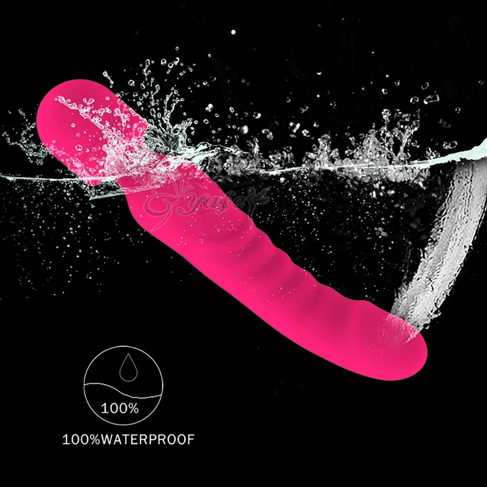 Heating AV Vibrator Magic Wand for Women Clitoris Stimulator USB Rechargeable Massager