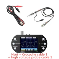 Mini Handheld Digital Oscilloscope 2.5MHz Sample Rate 500KHz Bandwidth Support AUTO 80Khz PWM for Electronic Repair DIY 1