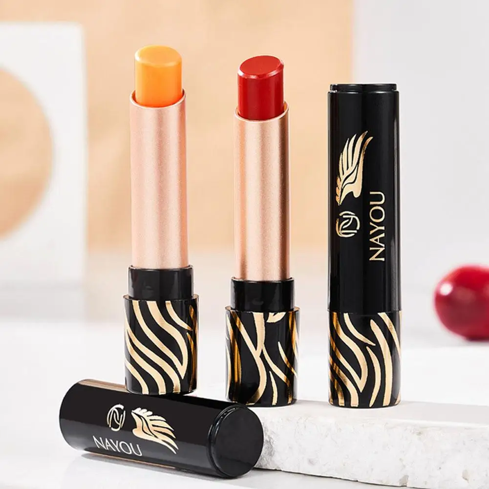 Description Picture 6 of itemTransparent Moisturizing Color Changing Lipstick Carotene Temperature Changing Lipstick Long Lasting Moisturizes Lip Balm