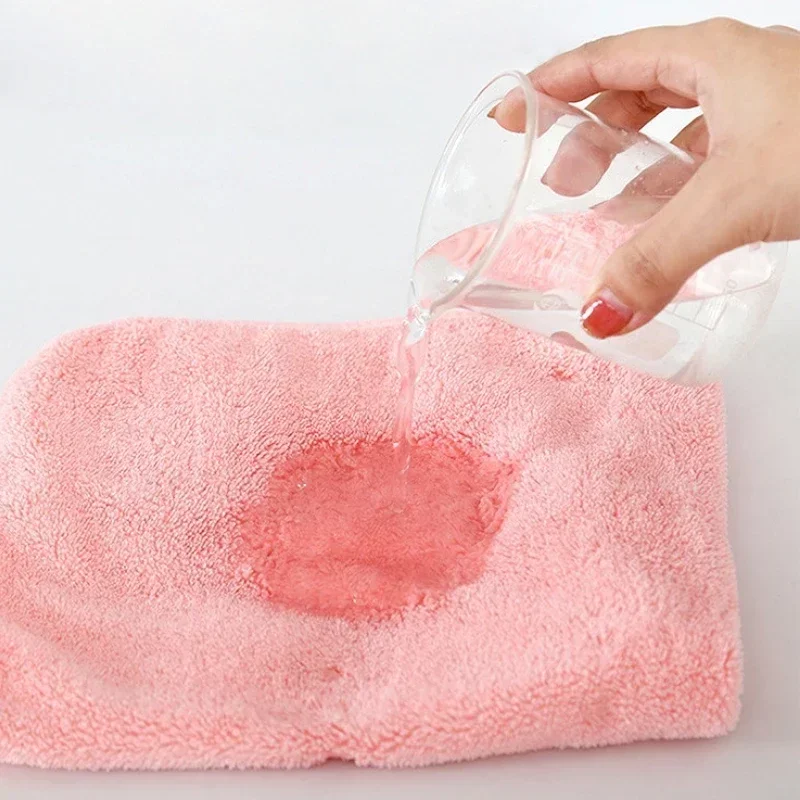 Baby 360 Degrees Milk Toothbrush Pink Blue Bib Coral Fleece Wash Towel Multifunctional Eating Burp Cloths Wash Face Teeth Bib