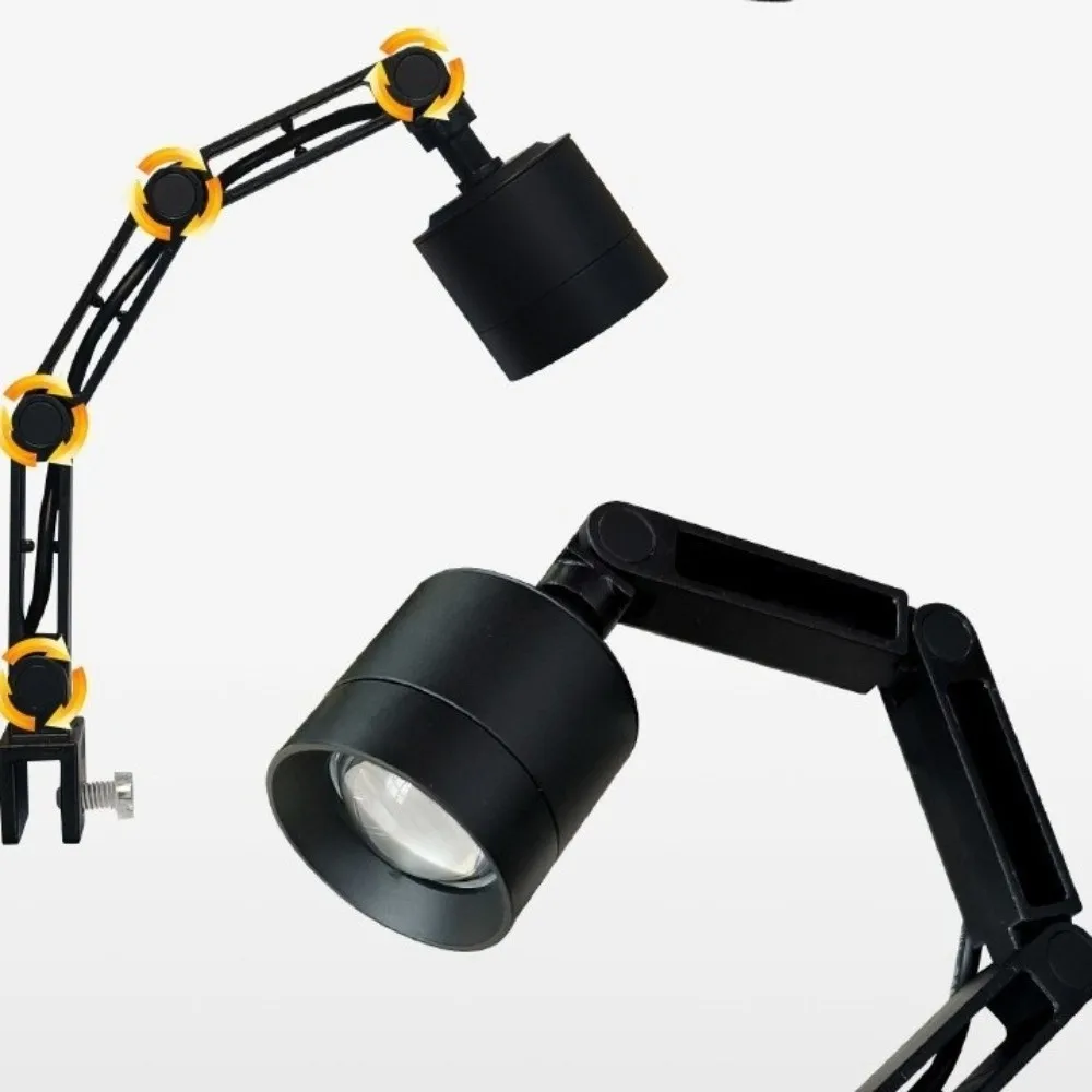 3 Color Modes Aquarium LED Light 360 Degree Rotation Adjustable Zoom Mini Clip-on Lamp USB Powered Waterproof Fish Tank Light