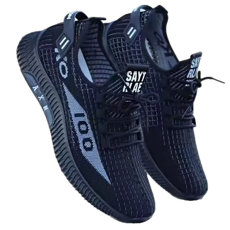 2026 Breathable Air Mesh Sneakers Comfortable Casual Sport Shoes Fashion Men's Woven Shoes for Lightweight Deodorant Outdoors 5