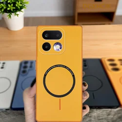 Enhanced Shockproof Magnetic Silicone Back Phone Case - Colorful and Durable Cover for Realme 16 Pro+ (XCK orange)