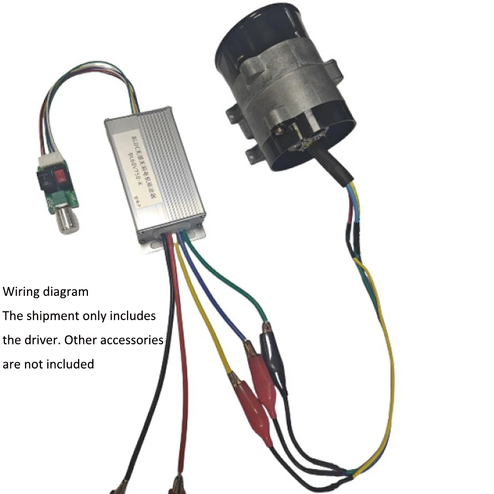 DC6-60V 삼상 DC 브러시리스 모터 드라이버 모듈 750W BLDC 브러시리스 모터 홀리스 컨트롤러 정지/역회전 속도 조절기
