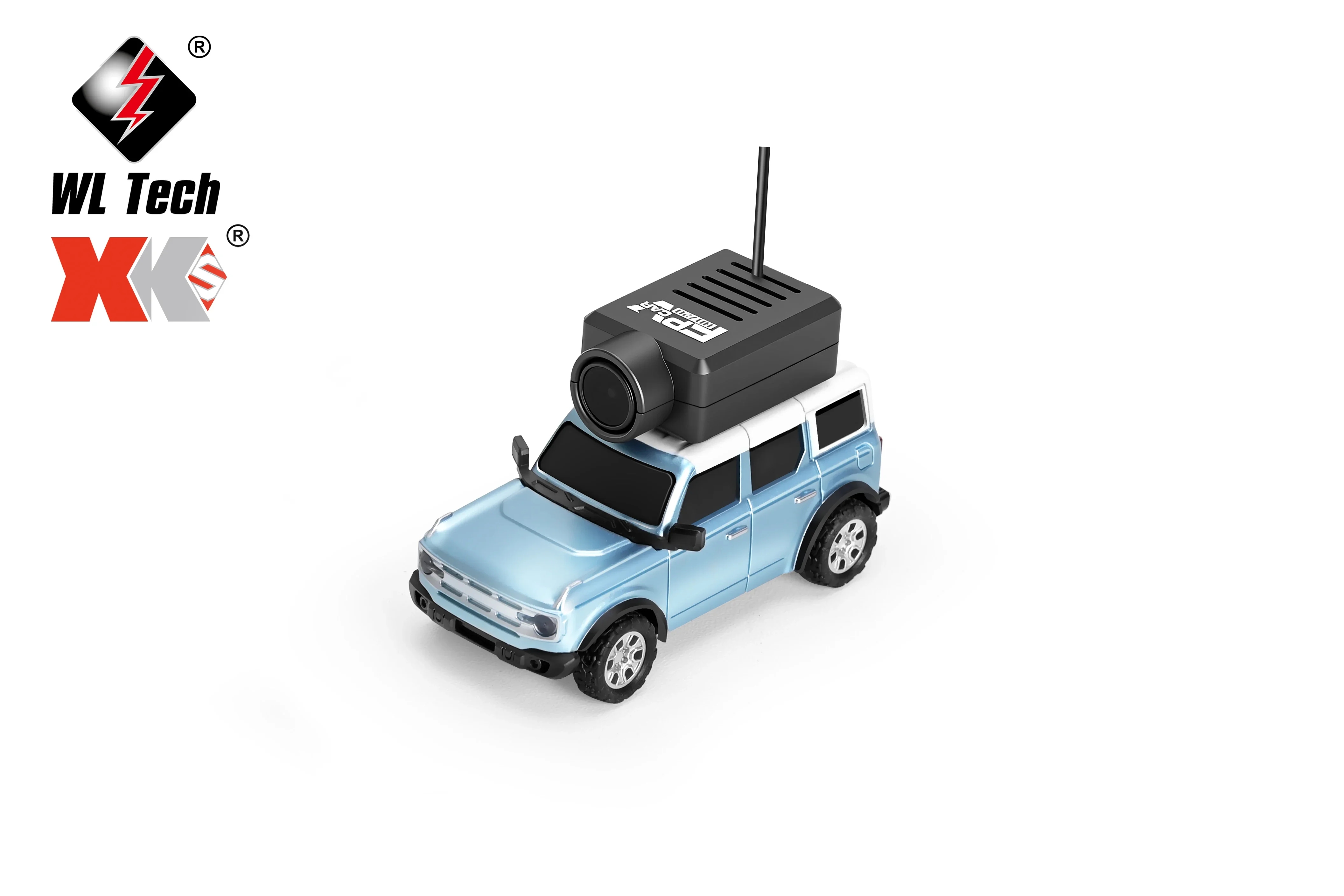WLtoys 6405 1/64 풀사이즈 미니 RC카 FPV HD 카메라 2.4G 자이로스코프 탑재, 원격 조종 자동차, 데스크탑 장난감 선물