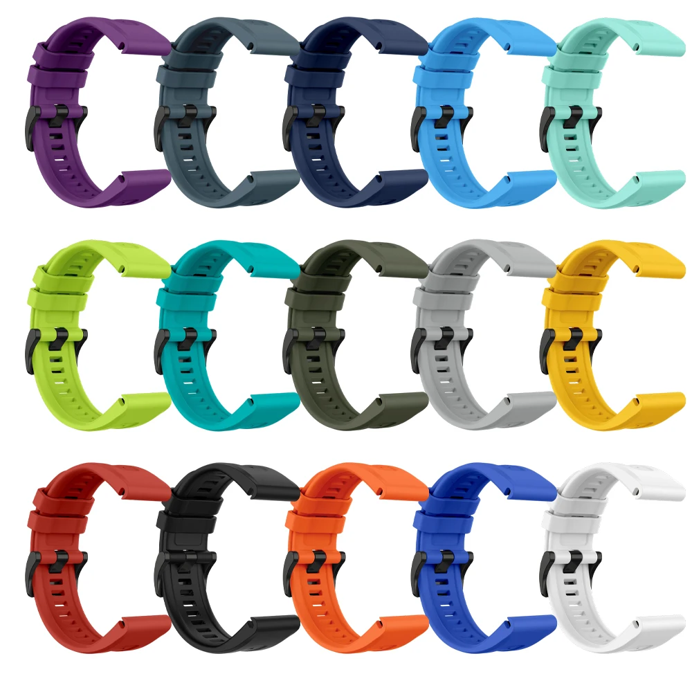 Waterproof Silicone Sport Band - Soft QuickFit Replacement Strap