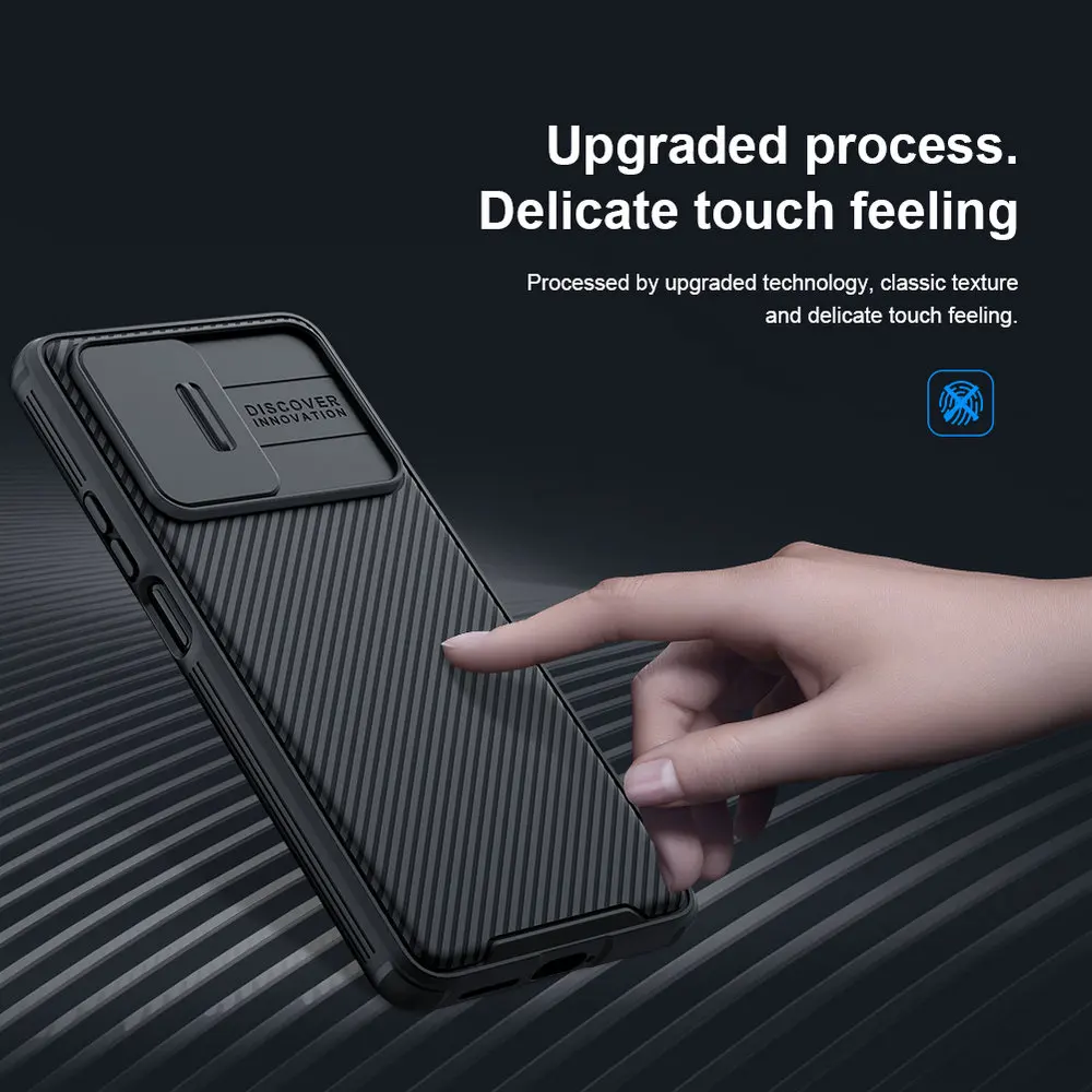 POCO X5 PRO 5G Case Original NILLKIN CamShield Shell Slide Camera Protector Privacy Cover For Xiaomi POCO X5 PRO Phone Cases