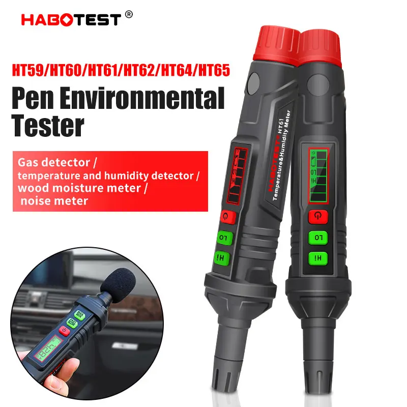 HABOTEST Gas Leak Detector Alarm Combustible Gas Detector Natural Methane with Audible for All Types of Flammable Gases