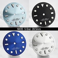 28.5mm Dial NH35 dial Sub luminous sunray dial face watch modification accessories for NH35/36 movement