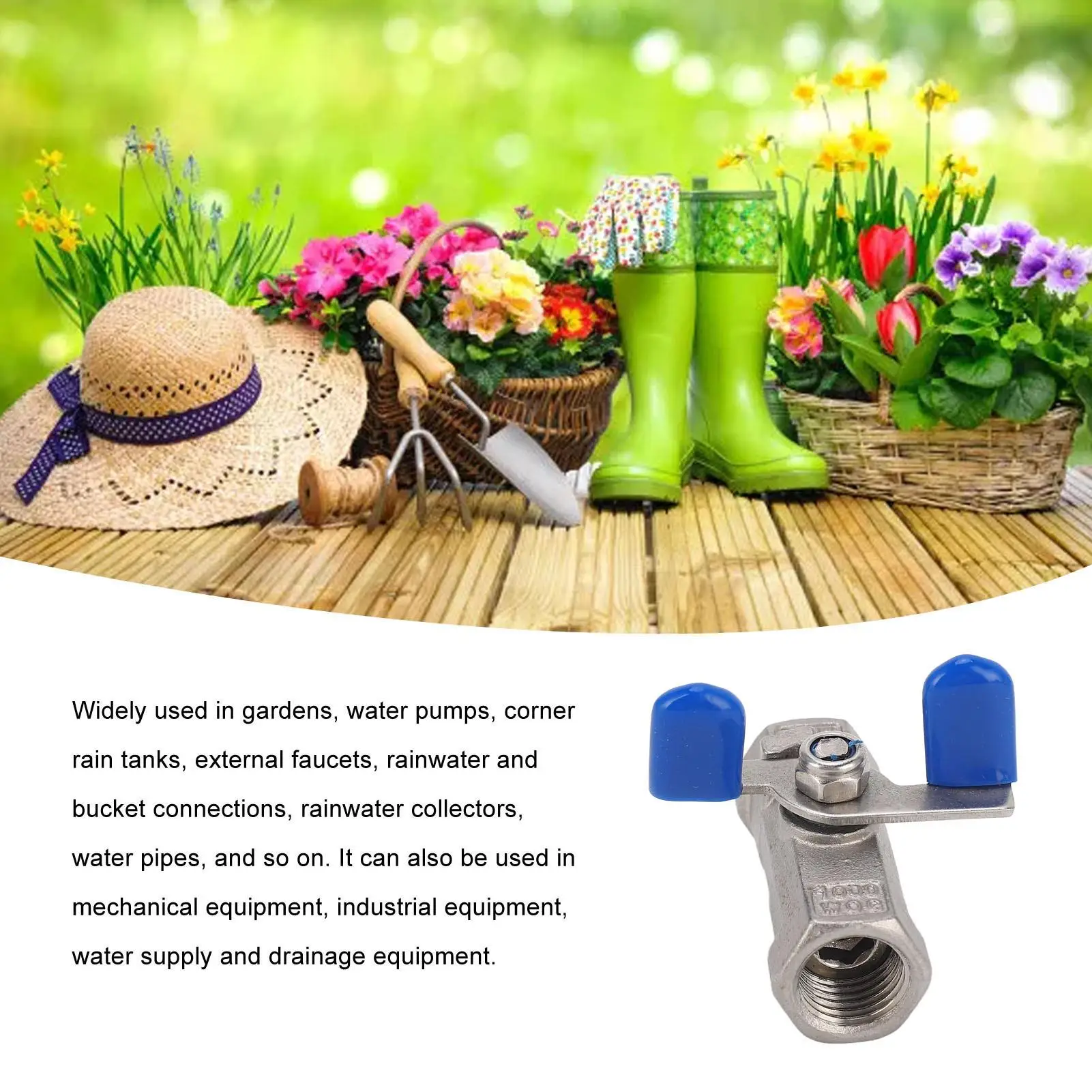 NPT Ball Valve Female Thread Handle Corrosion Prevention High Strength 1/4in for industrial Equipment