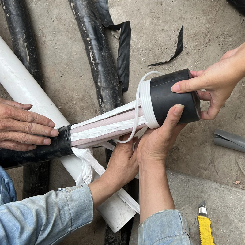 케이블 엔드 도장 캡 파이프 엔드 방수 캡, EPDM 고무 냉간 수축 엔드 부츠, FM-3 사용 범위 1.02-1.94, EC-3 참조