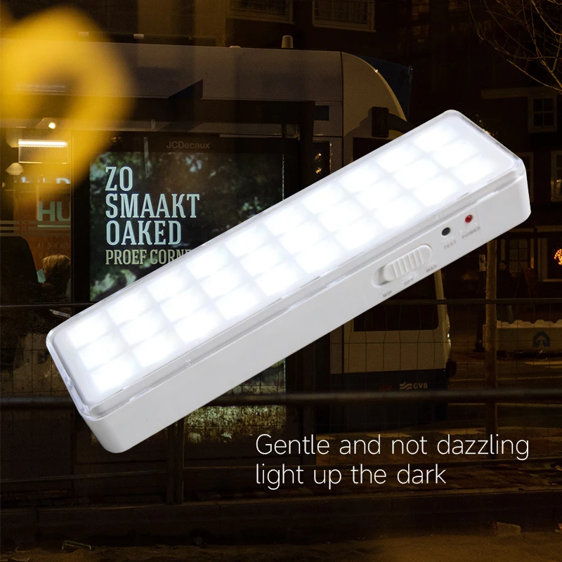 LED Light 30LEDs Portable Emergency Light 2 Modes Dimmable Camping Lanterns Wall-mounted Rechargeable Home Lamp For Power Loss Use