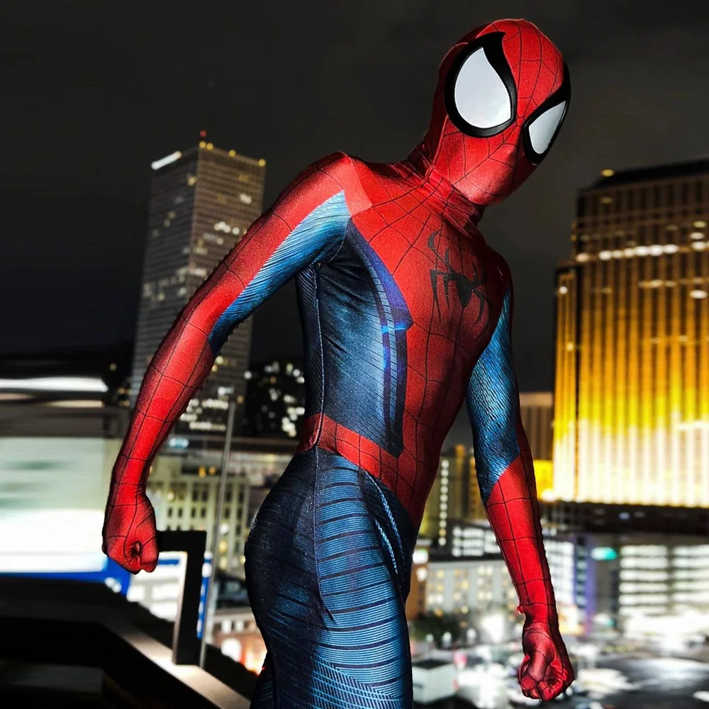 No Way Home Spiderman Costume Superhero Cosplay Spidey Spandex Zentai Suits Bodysuit Jumpsuit Halloween Costume for Adult Kids