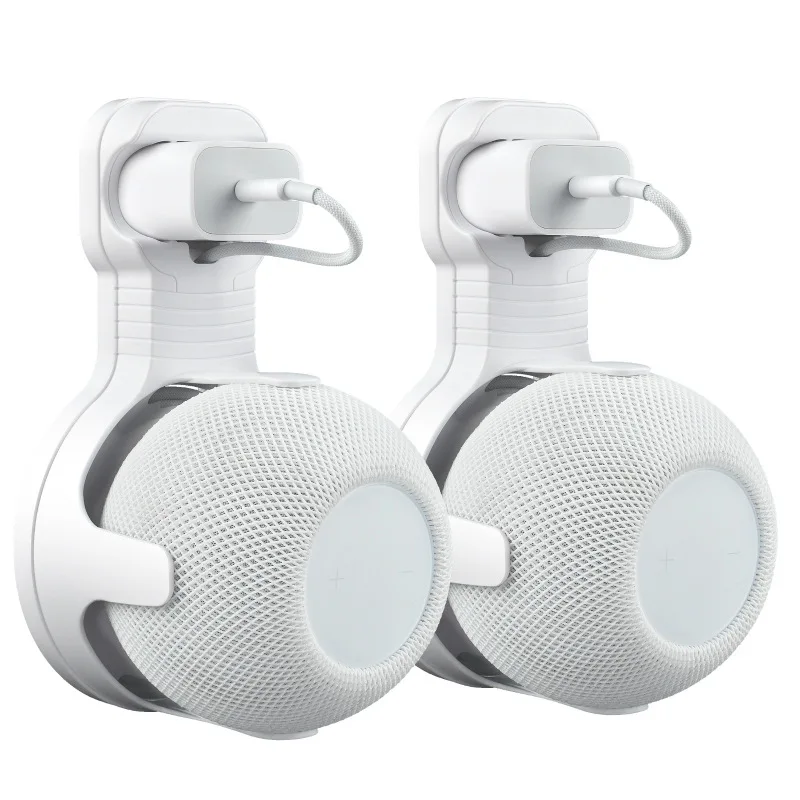 Sintron Outlet Wall Mount Holder For Google Nest Mini And Google Home Mini, A Space-Saving Accessories With Cord Management For Google Smart Speakers 1st Gen. And 2nd Gen., No Messy Wires - View #2