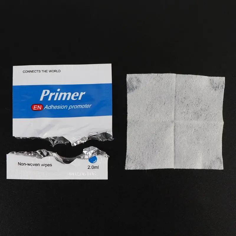 50Pcs Adhesion Promoter Sponge Applicator Double Tape Vinyl Wrap Primer Reinforcing Adhesive High Temperature Resistance