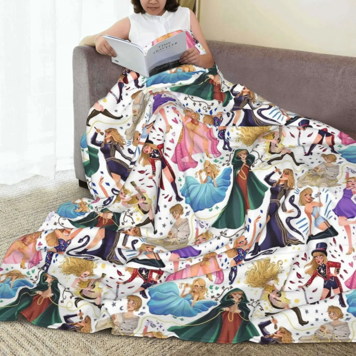 Taylor Eras Blanket Fleece Portable Sofa Throw Blankets For Couch Bedding Travel Throws Bedspread Quilt 5