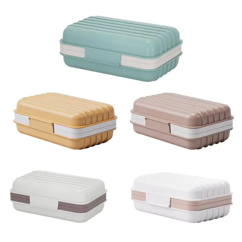 TravelSoapBoxWithLidBarSoapDishPortableSoapHolderTravelCase