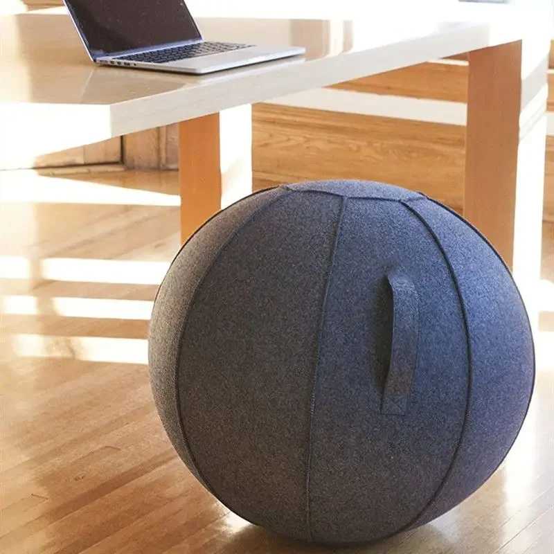 New Yoga Ball Chair Cover Yoga Ball Diameter 65cm Fitness Weight Loss Explosion-proof Pilates Round