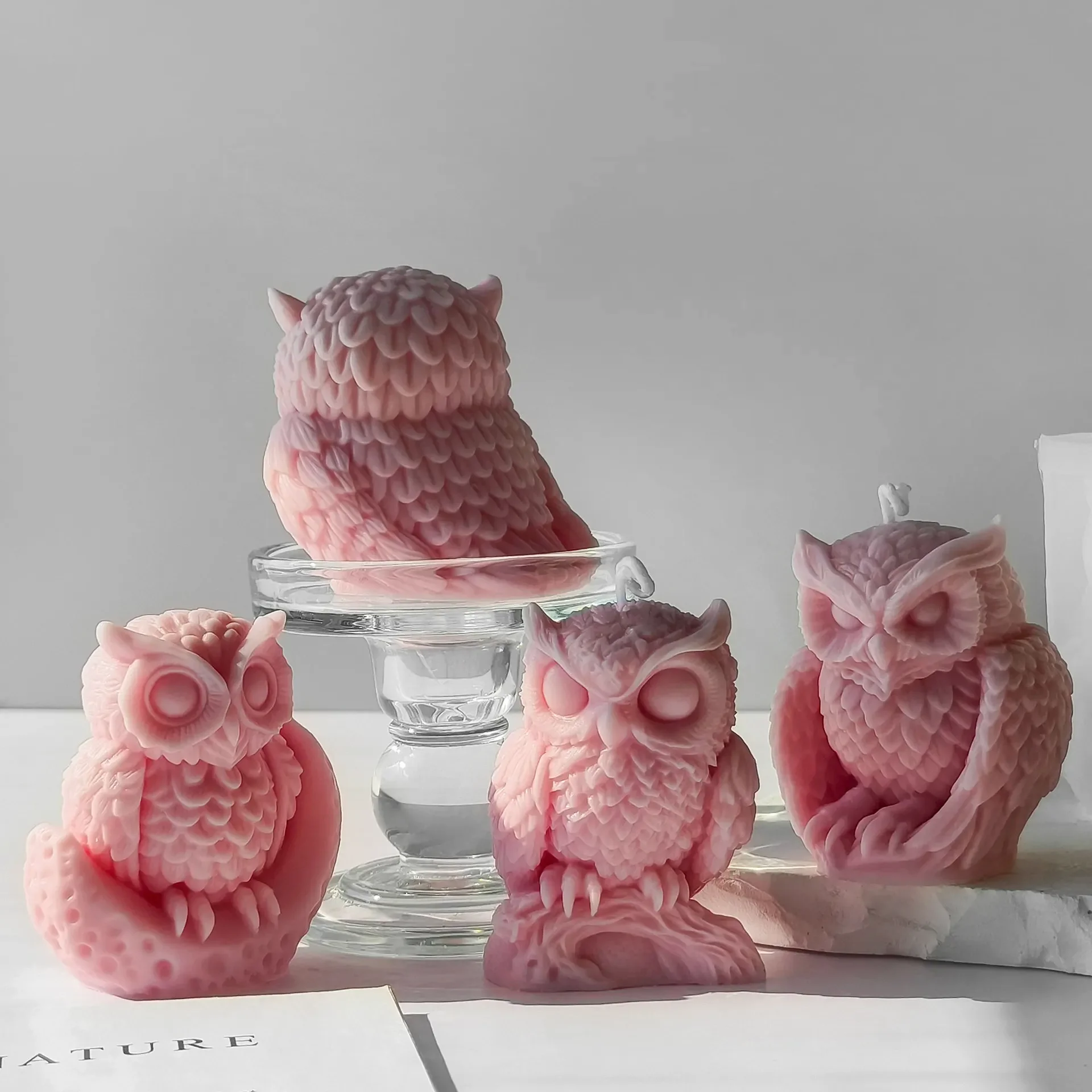 Cute Owl Silicone Mold 5