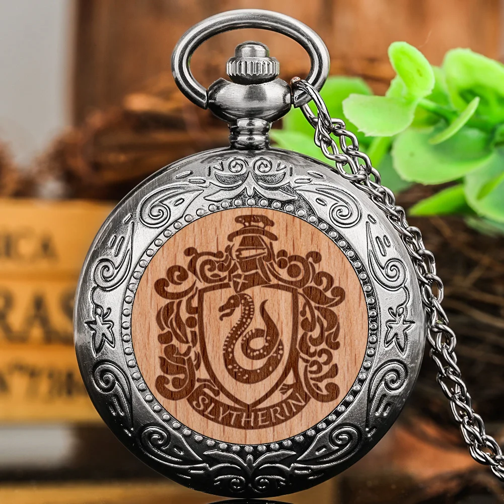 

Watches Snake Animal Quartz Pocket Watch Analog Retro Silver Necklace Pendant Chain Women's Men's Clock Souvenir relogio Montres