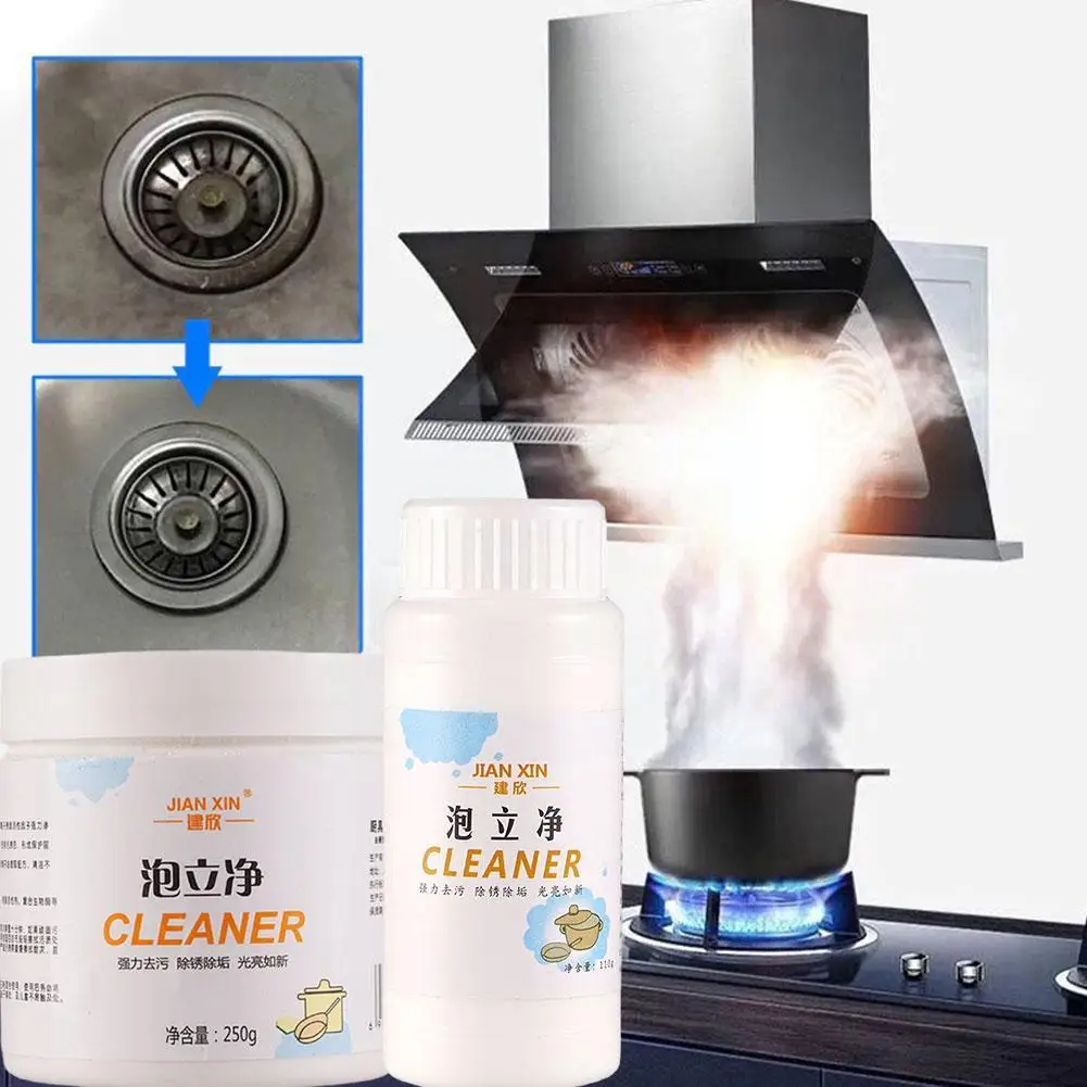 Foam Cleaner Strong Dirt Removal All Purpose Cleaner Multifunctional Kitchen Grease Detergent Kitchen Cleaning Products For S8L4