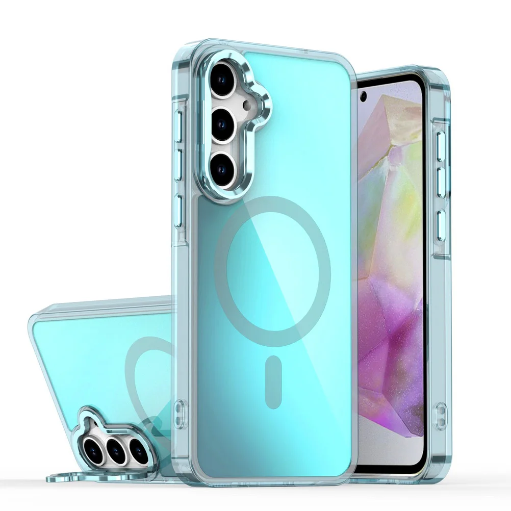 Magnetic Gradient Metal Lens Protection Anti-Yellow Slim Case