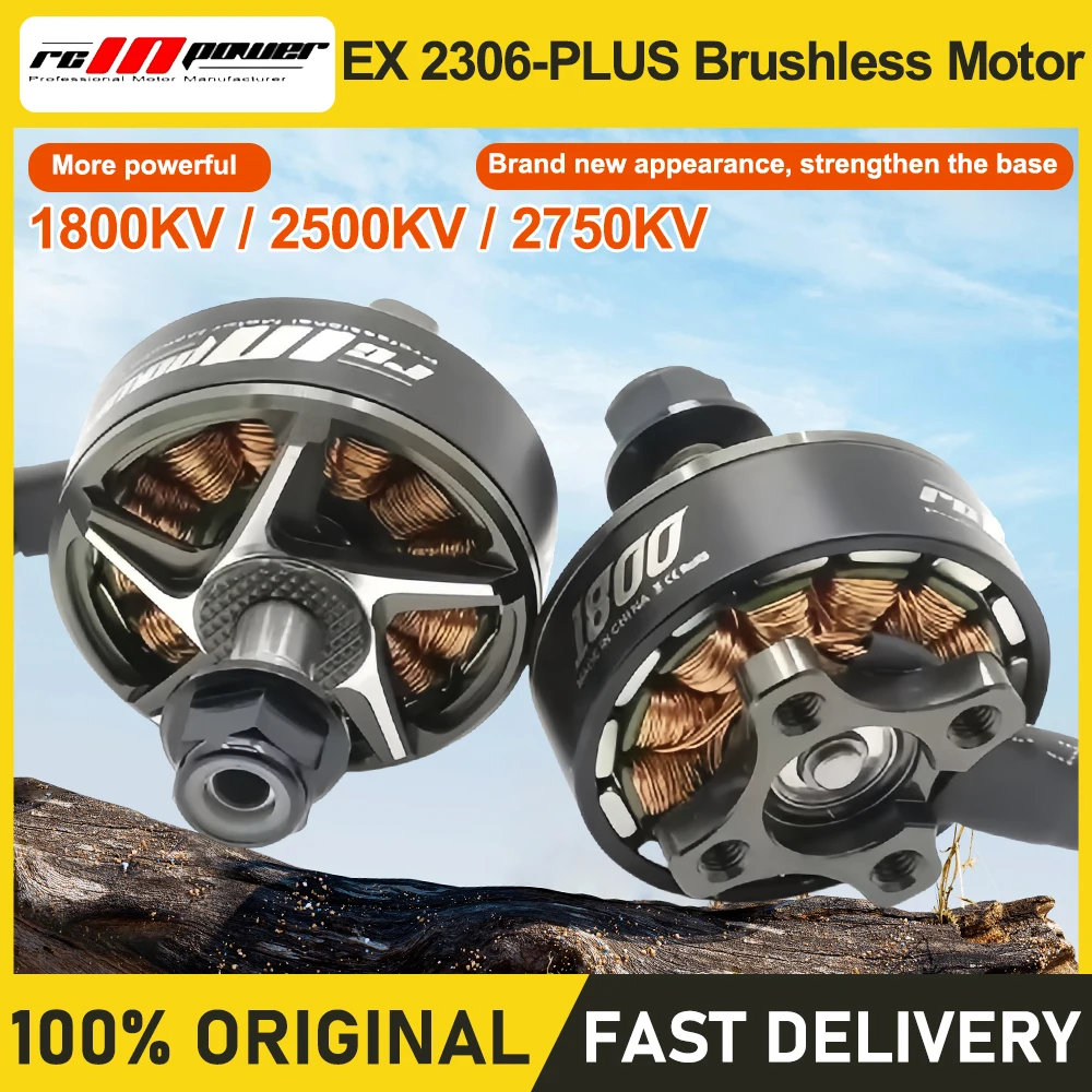 Moteur Brushless 2306 1800-2750KV pour Drone FPV RC