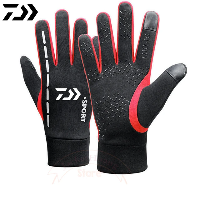 Daiwa 2023 New Men's Warm Fishing Gloves Waterproof, Anti Slip, Sun  Protection Gloves Outdoor Sports Warm Gloves Men - AliExpress