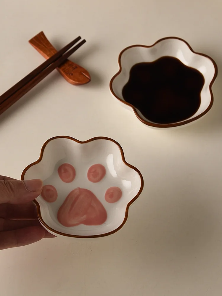 Cute Cat Paw Ceramic Dish