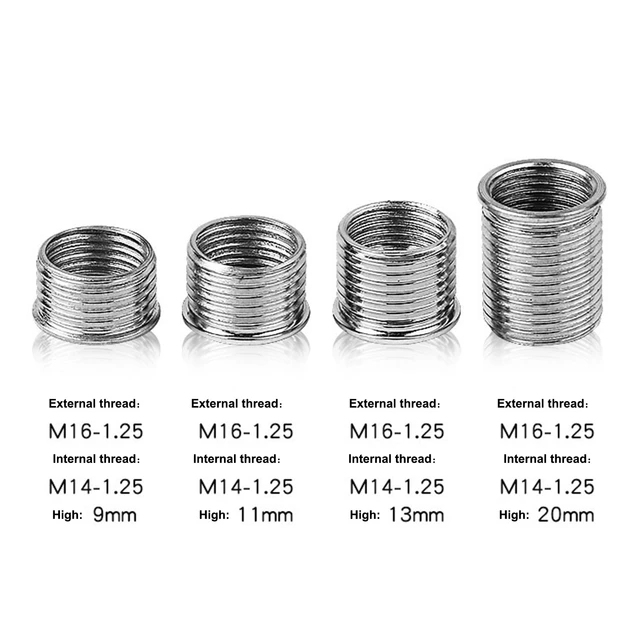 Kit de réparation de filetage de robinet M12 x 1,25 avec 4 inserts